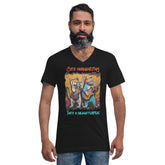 Thats a Meowsterpiece Unisex Short Sleeve V-Neck T-Shirt - Beyond T-shirts